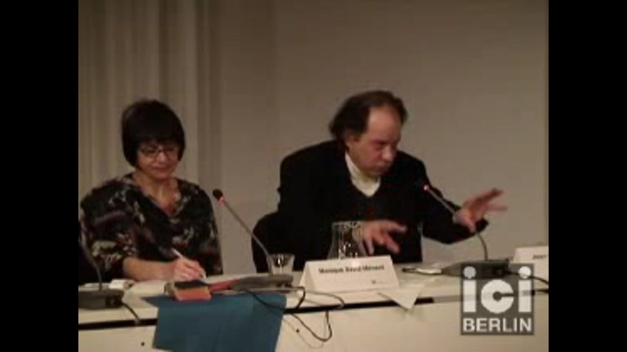 Talk by Jean Claude Ameisen / 2