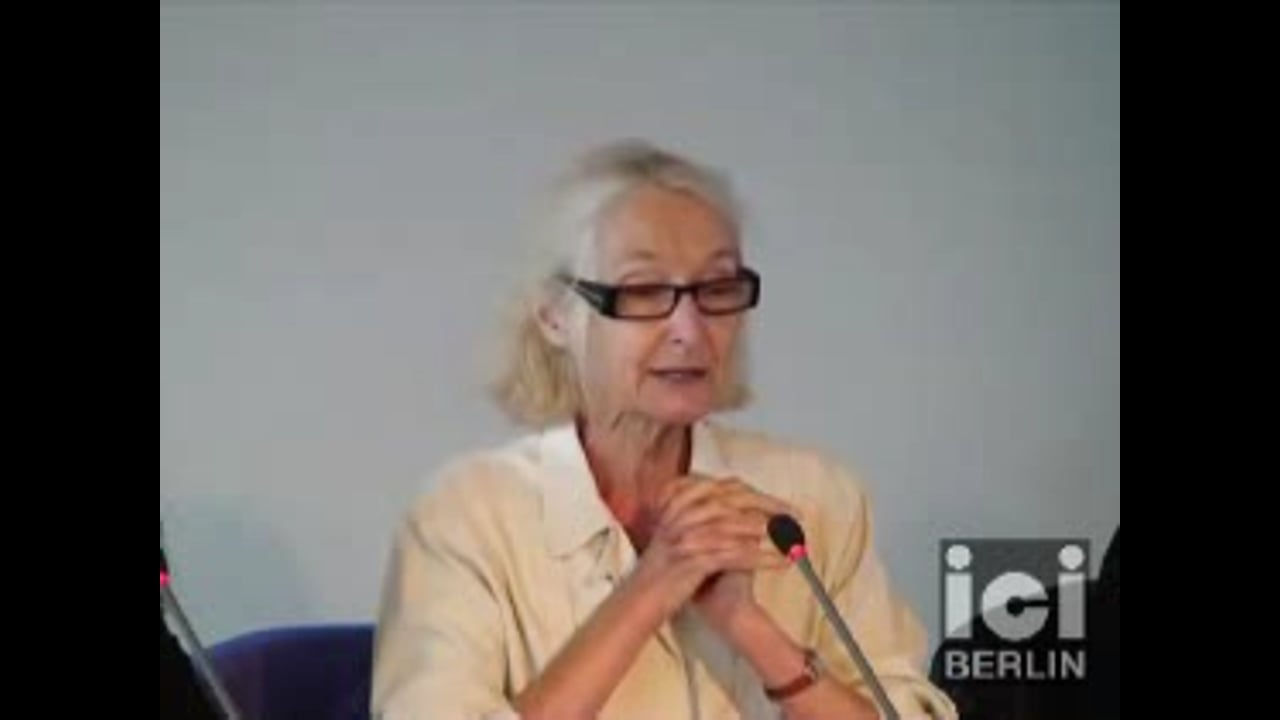 Talk by Françoise Balibar / 1