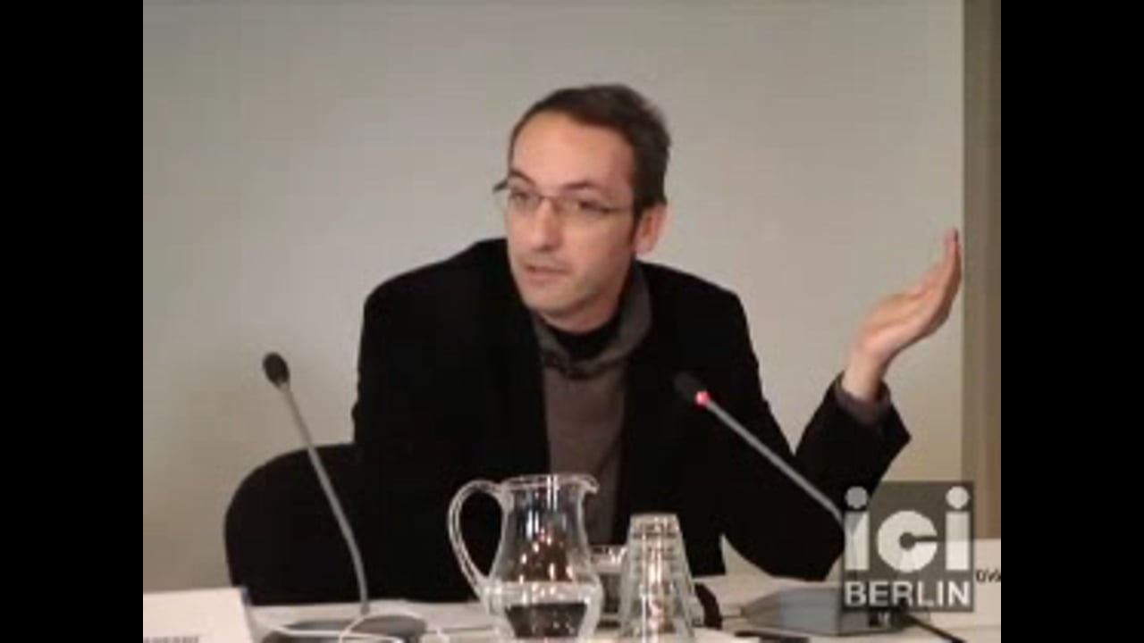 Talk by Didier Debaise / 1