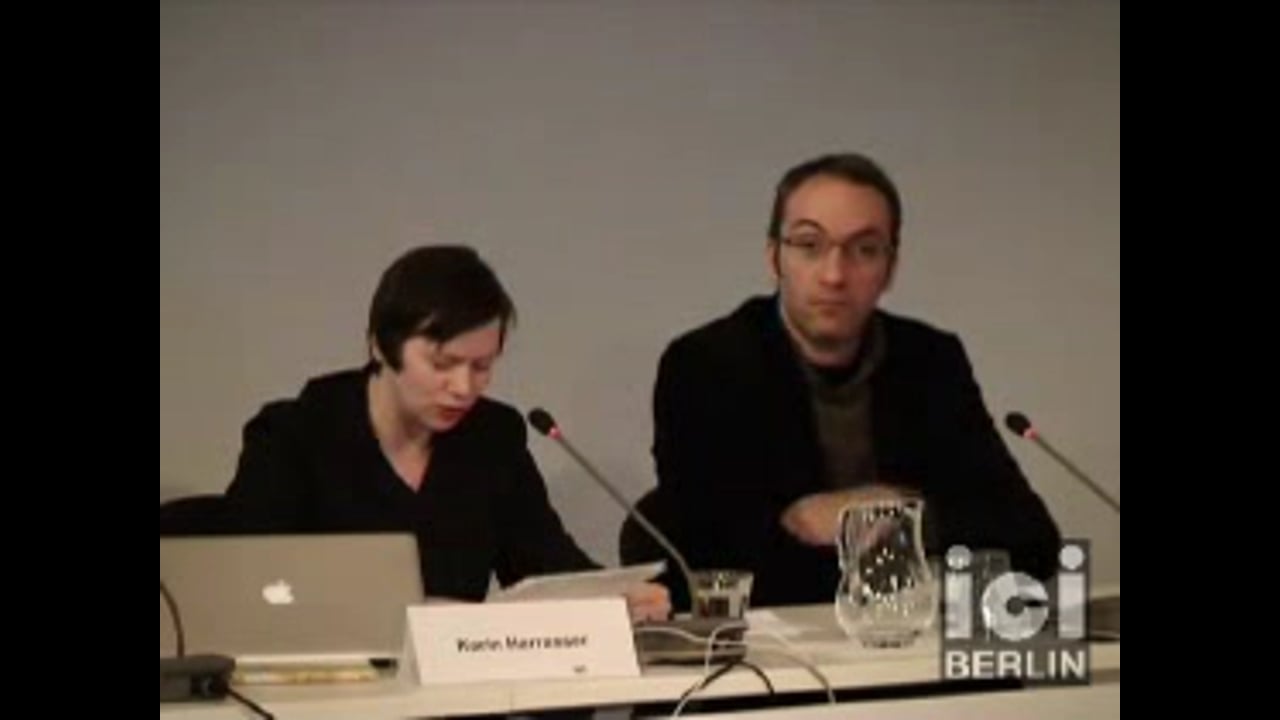 Talk by Karin Harasser / 2