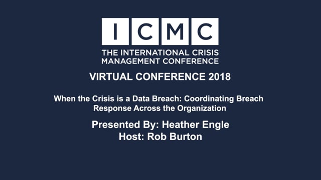 When the Crisis is a Data Breach: Coordinating Breach Response Across the Organization