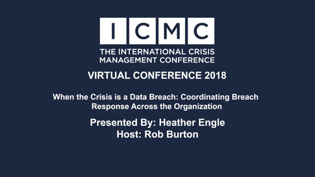 When the Crisis is a Data Breach: Coordinating Breach Response Across the Organization