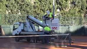 Millores d'il·luminació a les pistes del Club Tennis l'Escala