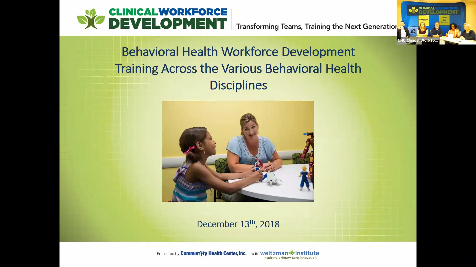 Behavioral Health Workforce Development on Vimeo