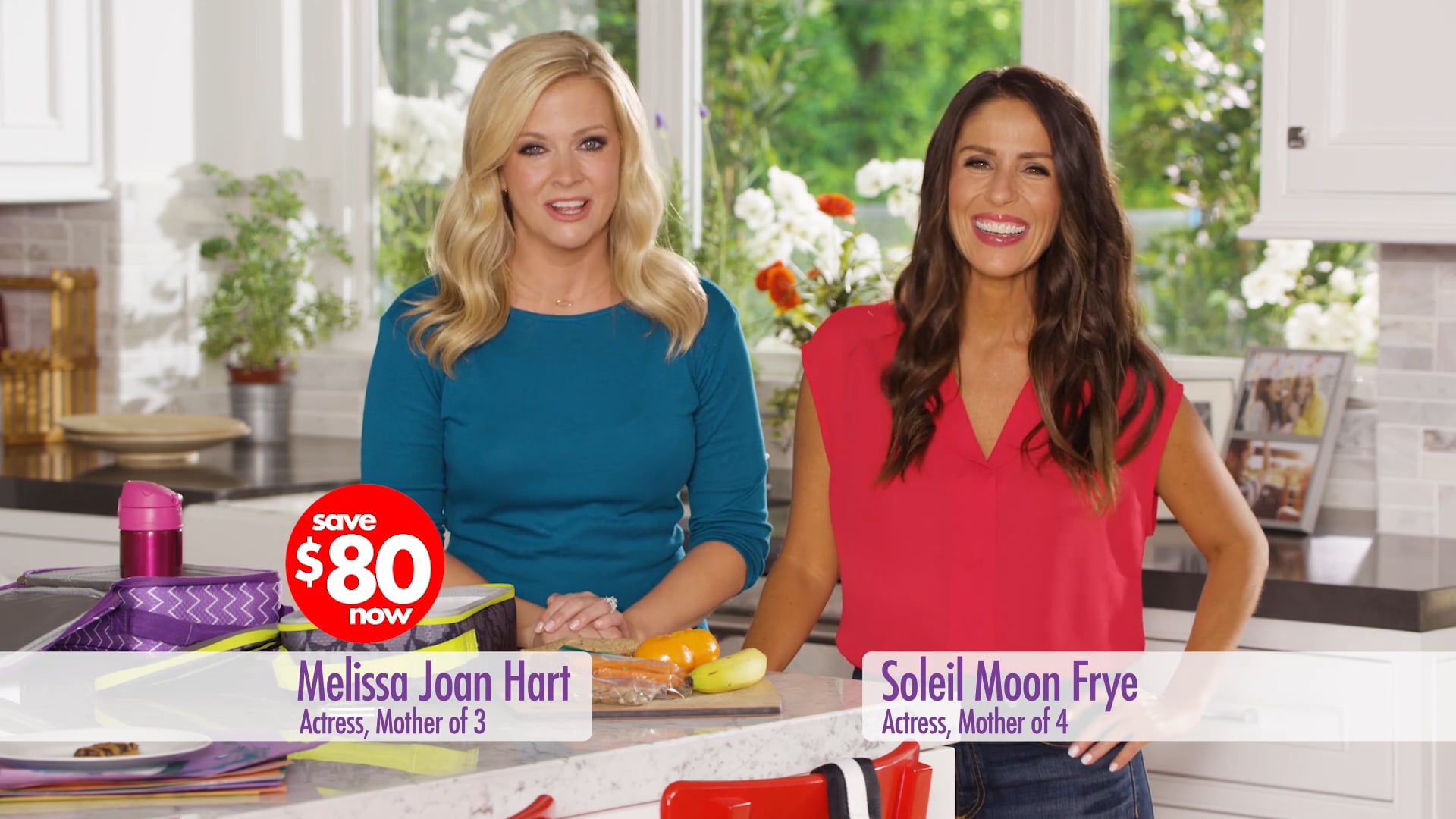Melissa Joan Hart & Soleil Moon Frye, Nutrisystem Back to School