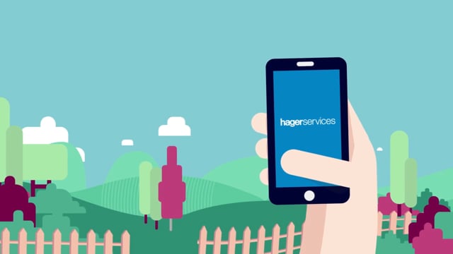 HAGER SERVICES : Offre de Télésurveillance - Animation motion design
