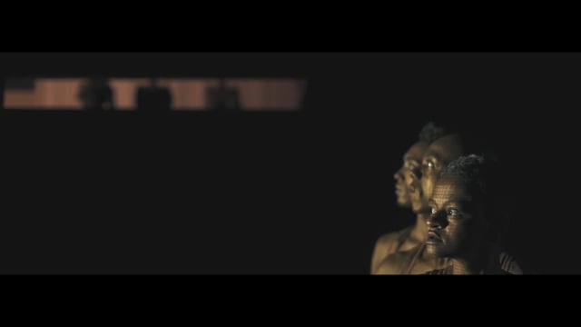 Video still from the BLACK HOLE: Trilogy And Triathlon official trailer by Shamel Pitts / TRIBE, with Mirelle Martins among the performers