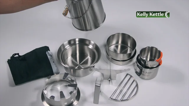 Kelly Kettle Ultimate Base Camp Kit – Stainless Steel Camp Kettle