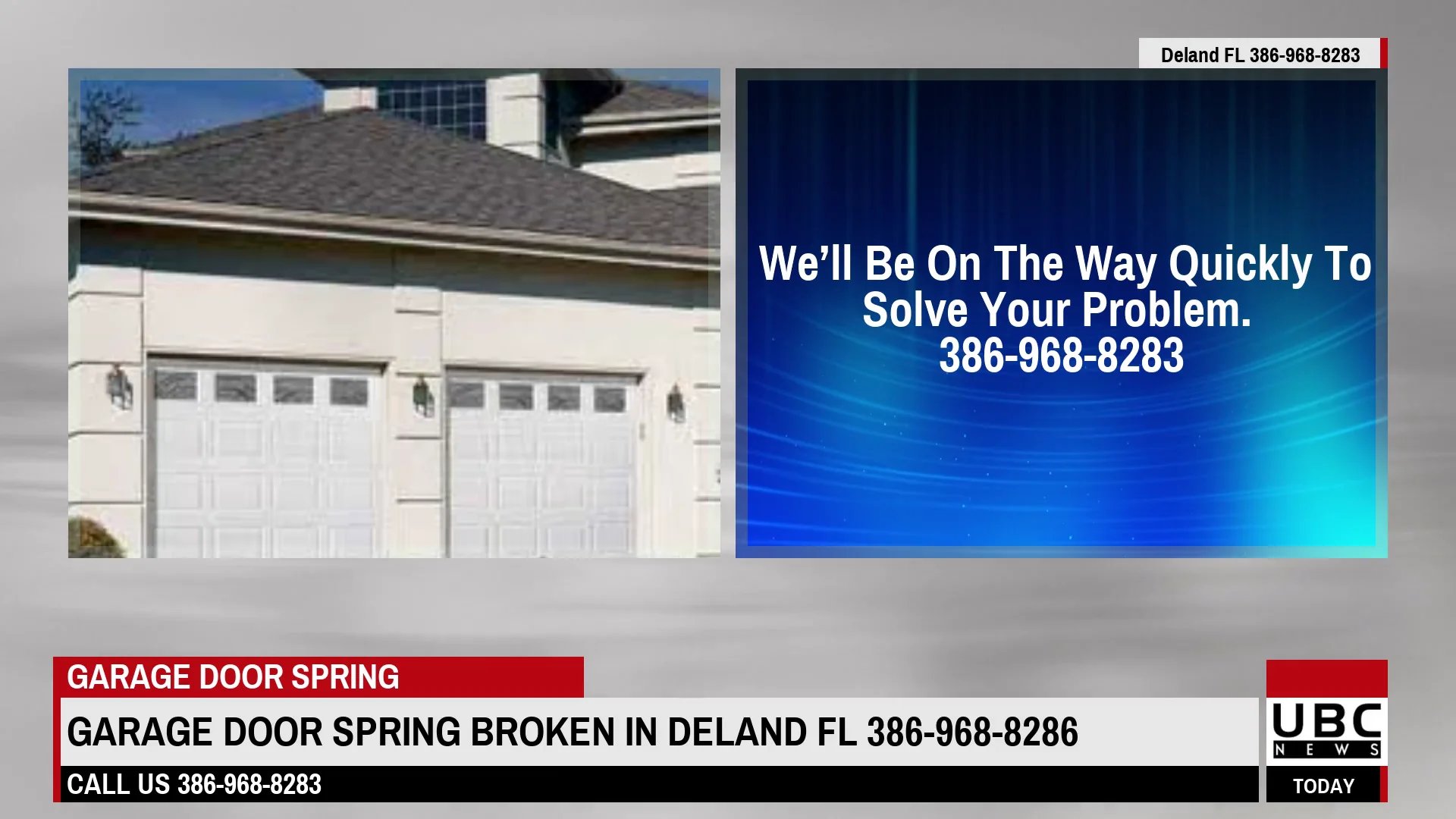 Garage Door Spring Replacement Deland FL 3869688283 on Vimeo