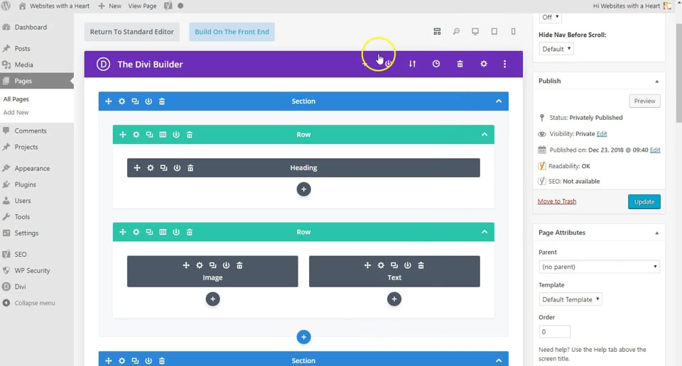 Divi Classic and New Backend