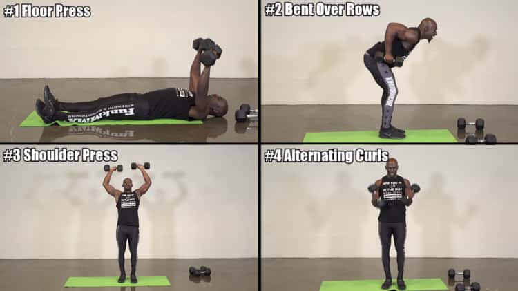 Floor upper body discount workout