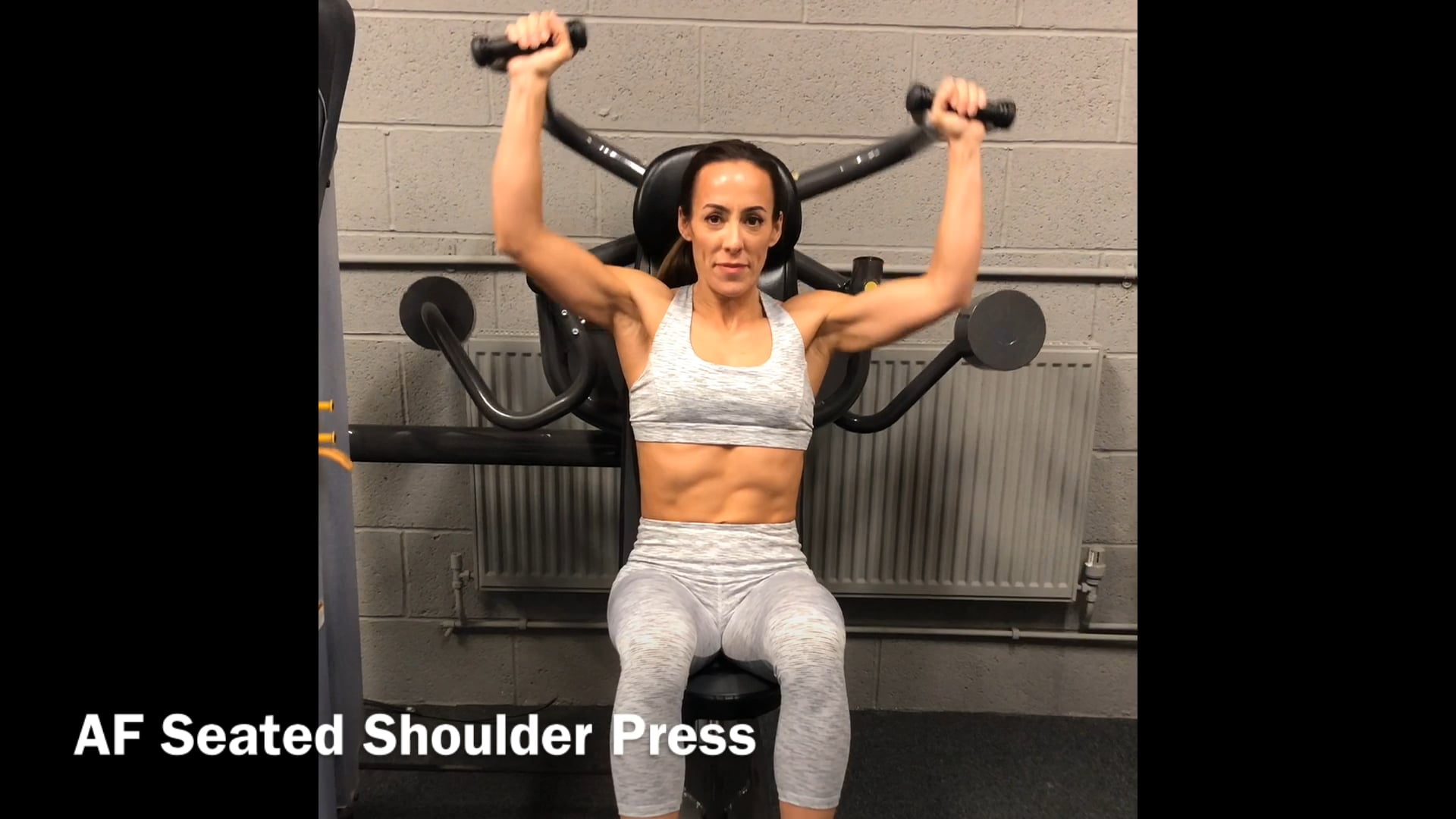 AF SEATED SHOULDER PRESS on Vimeo