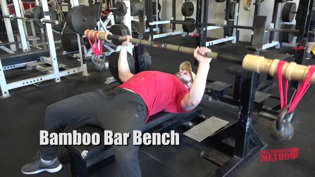 Bamboo bar bench press new arrivals