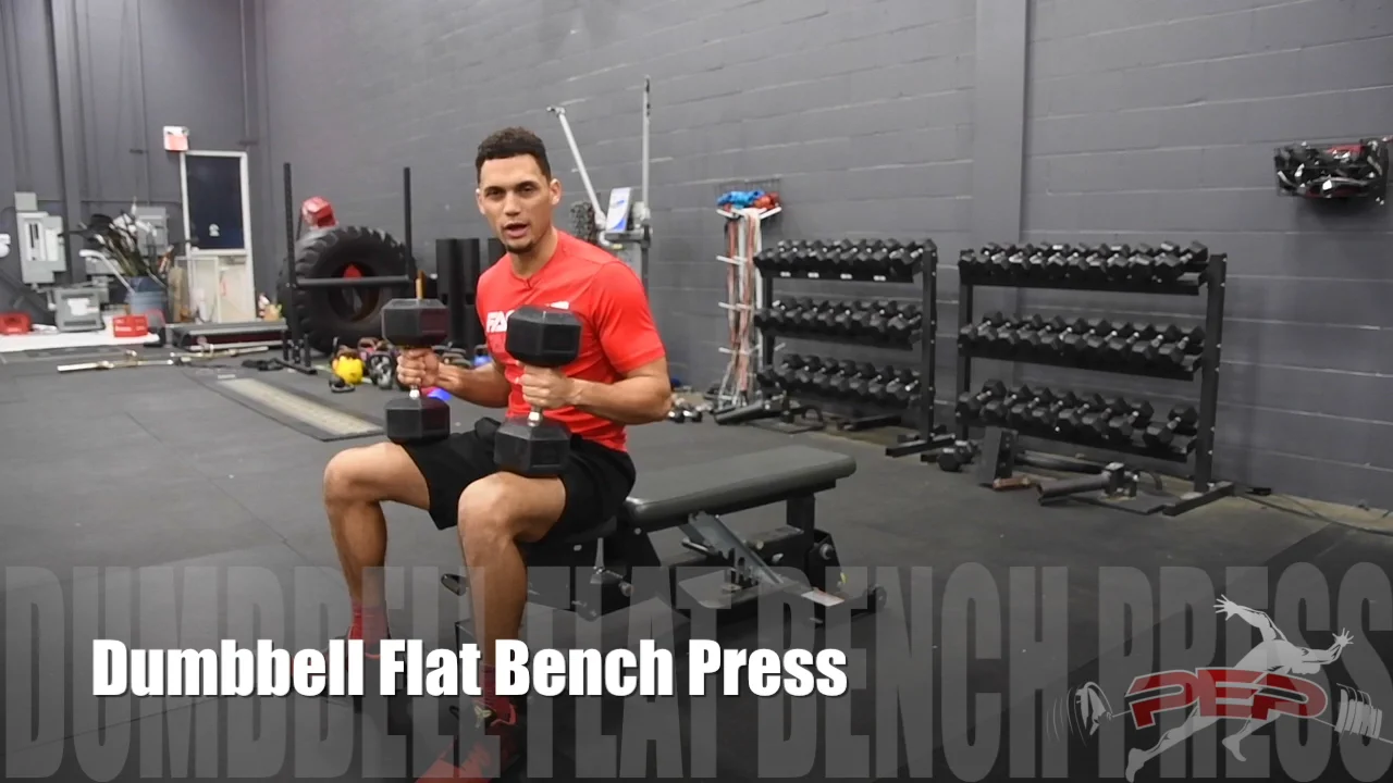 Dumbbell Flat Bench Press