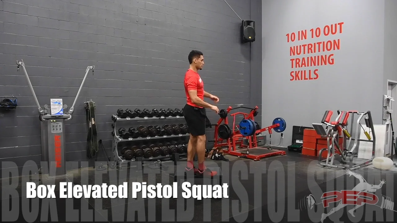 Box Elevated Pistol Squat on Vimeo