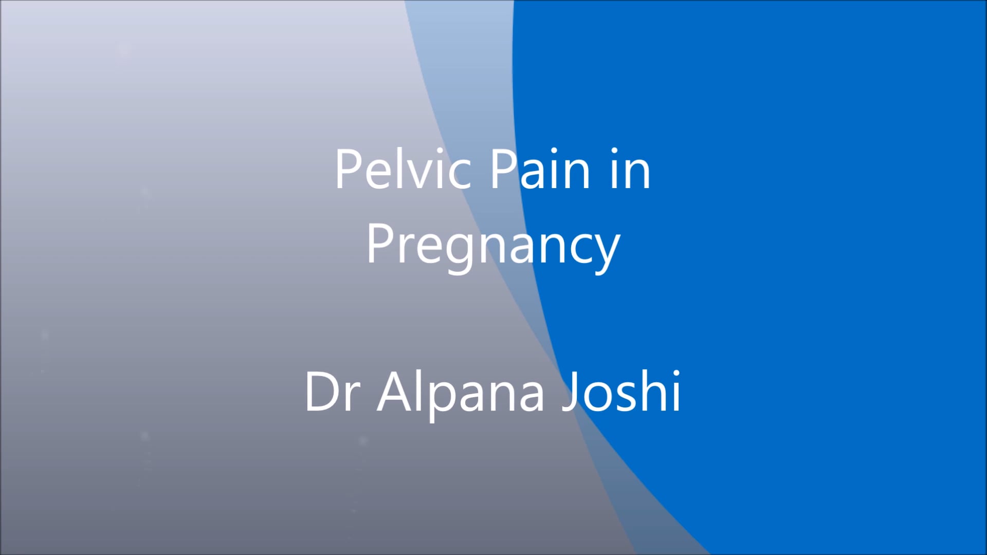 pelvic-pain-in-pregnancy-on-vimeo