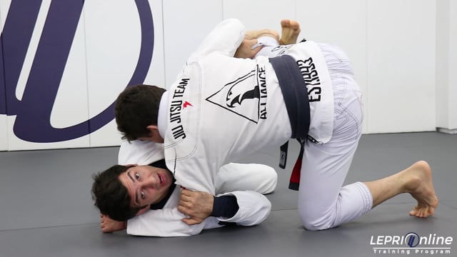 Half Guard Sweep Attempt to Butterfly Sweep to Mount