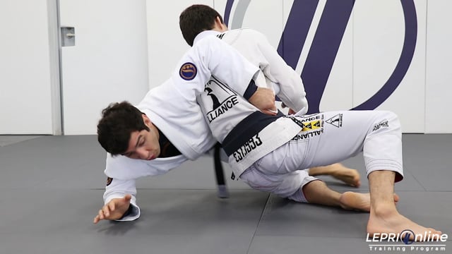 Z Guard to Half Guard Sweep Attempt to Back Take