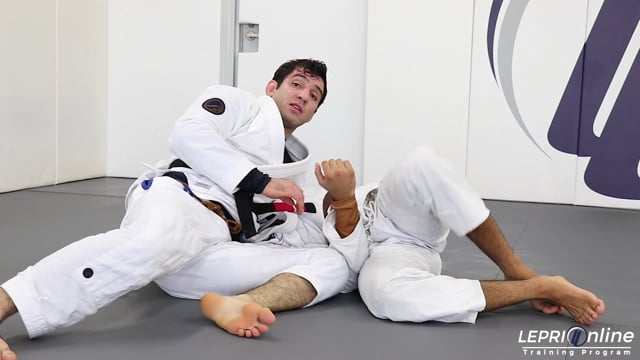 Half Guard Sweep Attempt to Side Control when Opponent Defends