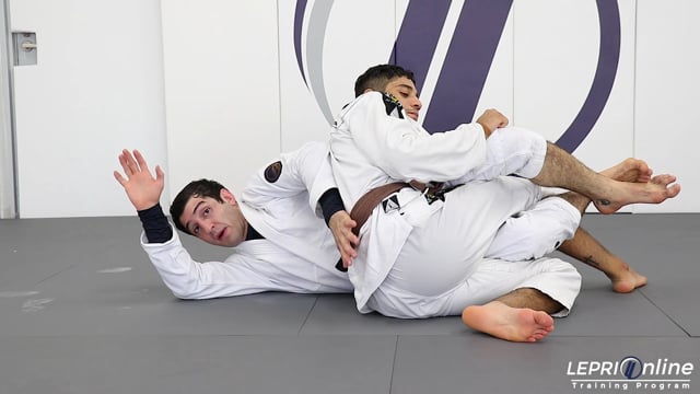 Z Guard to Half Guard Sweep Attempt to Back Take when Opponent Defends