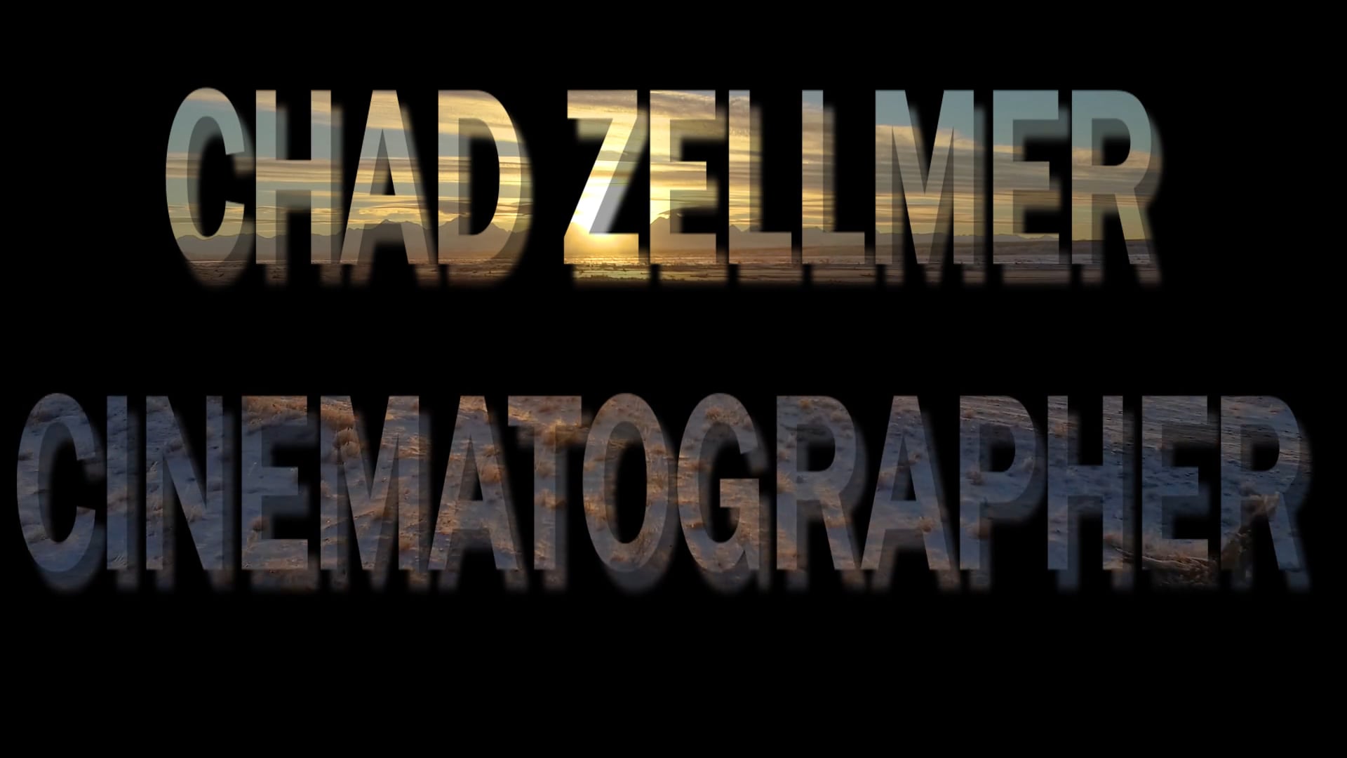 Cinematography Reel HI DEF