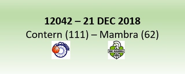N2H 12042 AB Contern (111) - Mambra Mamer (62) 21/12/2018