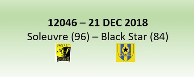 N2H 12046 Soleuvre (96) - Black Star (84) 21/12/2018