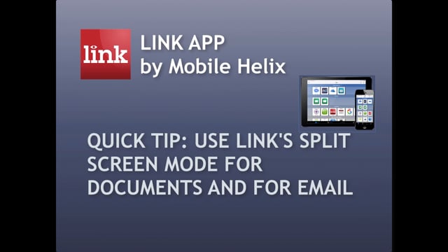 Quick Tip - Use LINK's Split Screen Mode 1:51