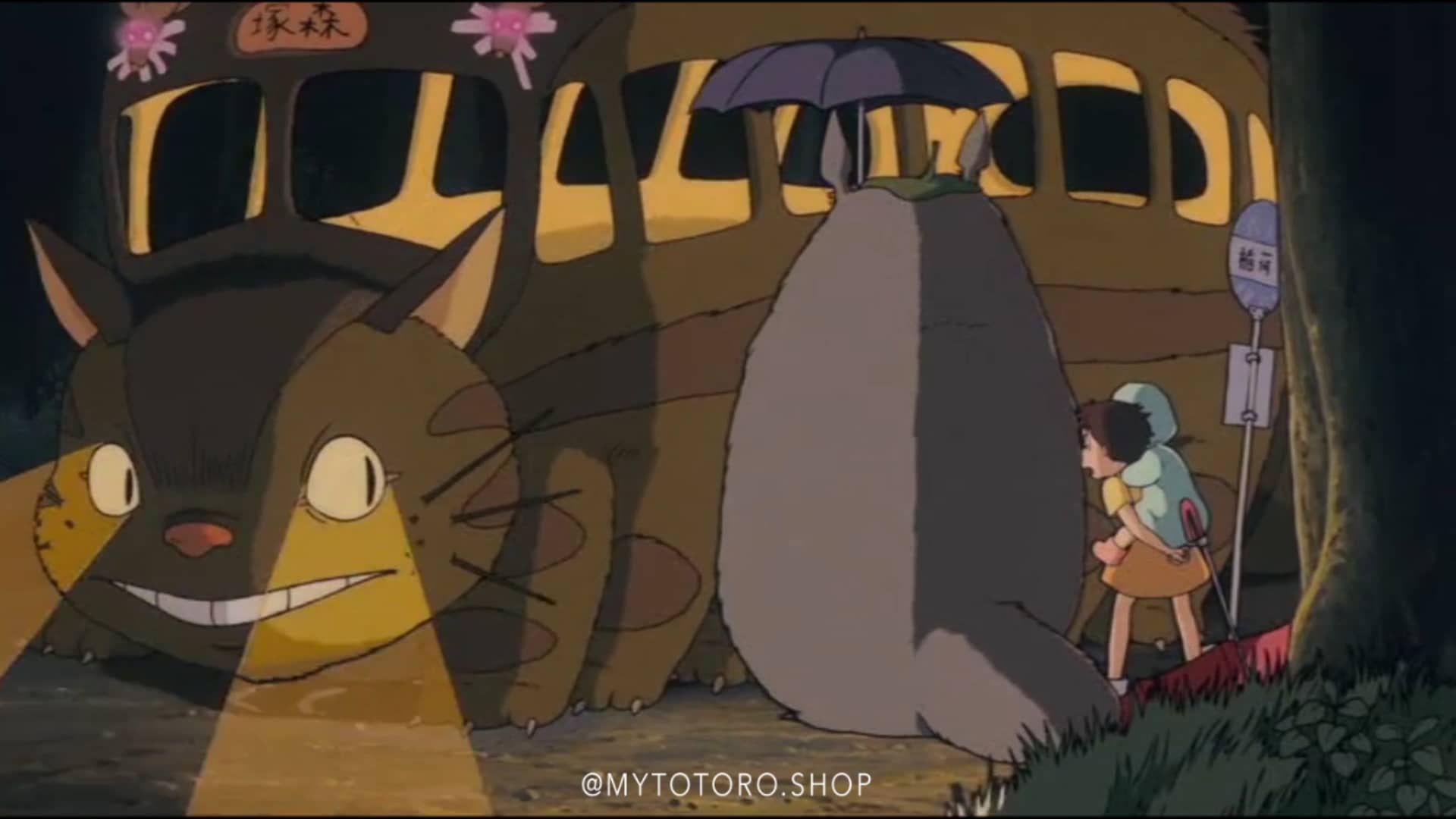 Totoro Boards the Cat Bus! My Neighbor Totoro by Studio Ghibli on Vimeo
