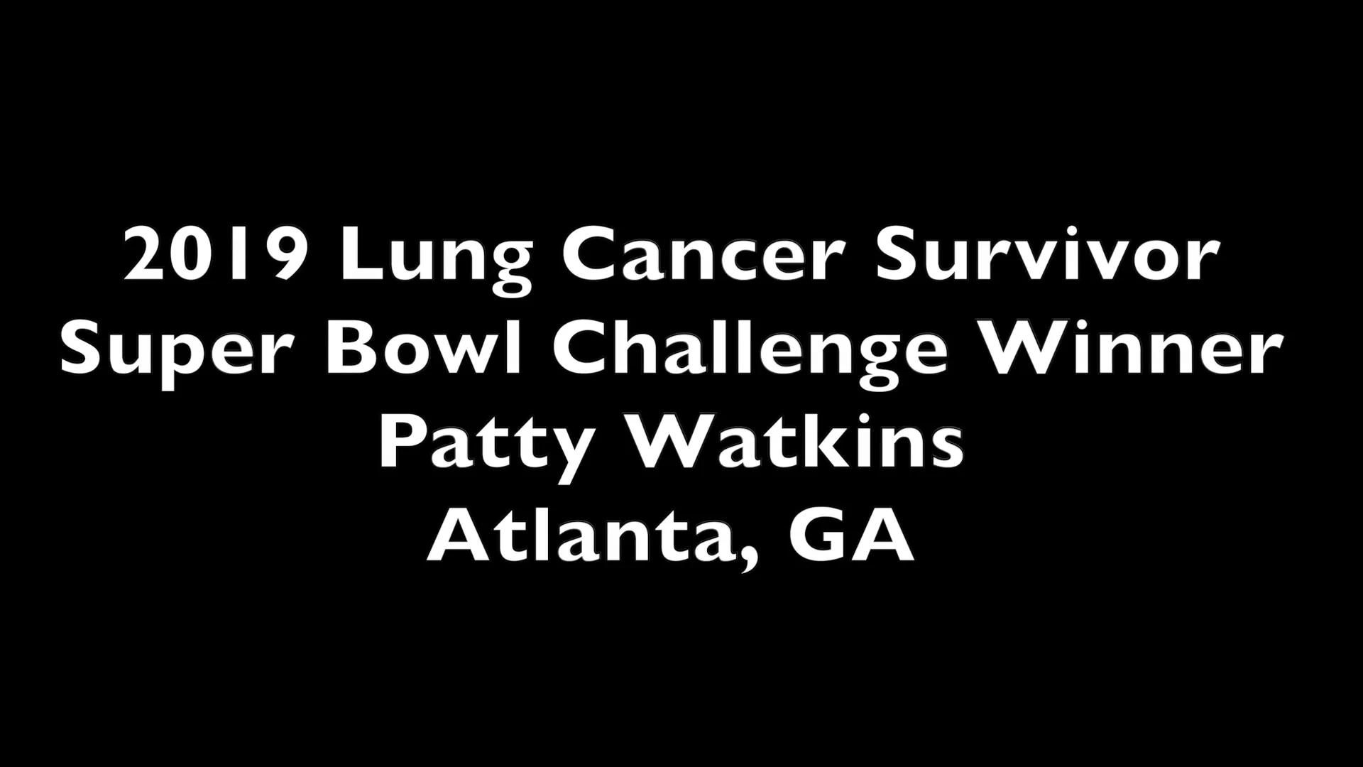 A Conversation with our 2019 Super Bowl Challenge winner Patty Watkins on  Vimeo