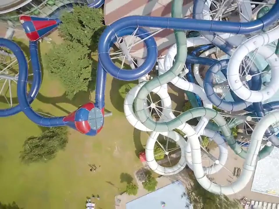 Water Park Tiki Pool - Endless aquatic fun at Duinrell in Holland