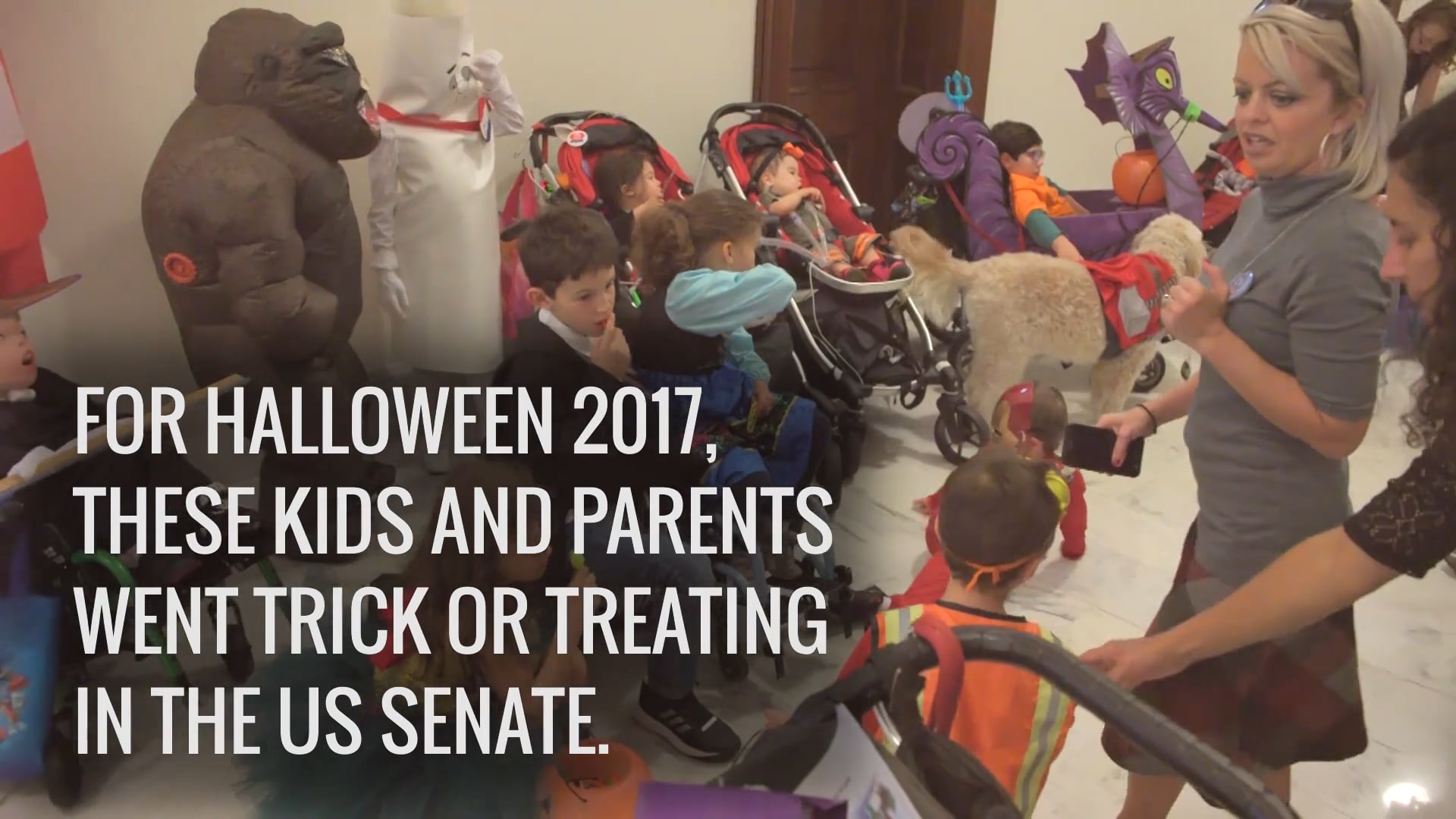 Little Lobbyists Trick or Treat in the Senate