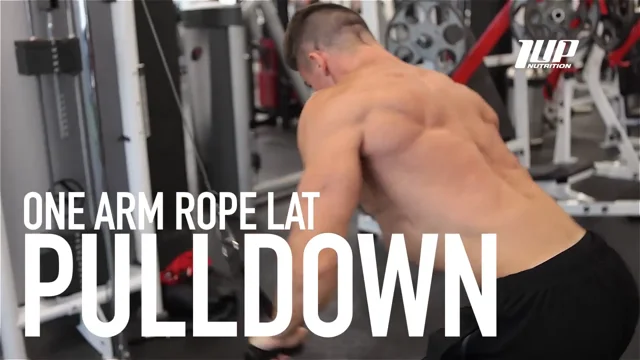 Rope cheap lateral pulldown