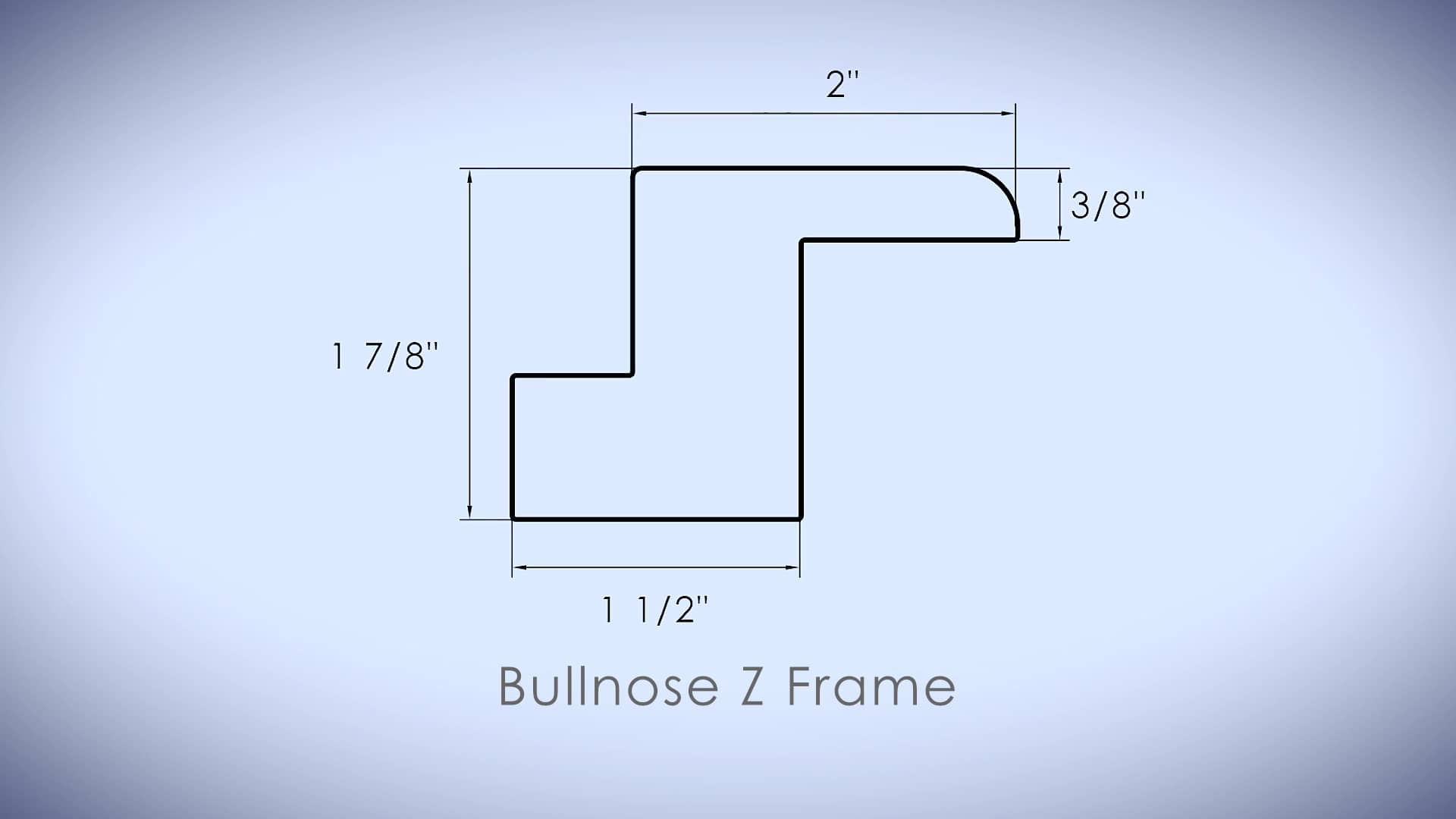 Norman® 11/2" & 2" Bullnose Z Frame on Vimeo