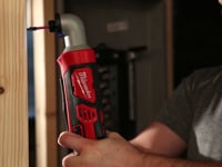 Milwaukee® M12™ 11-3/10 x 1/4 in. Right Angle Impact Driver in Red M246720 at Pollardwater