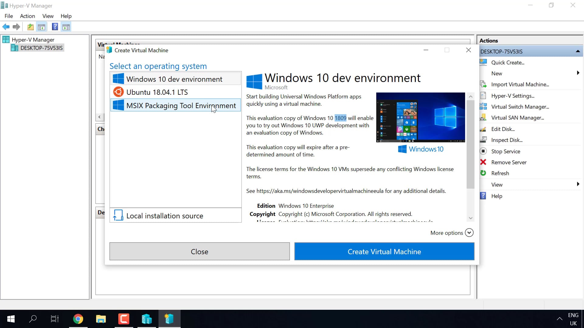 Create Virtual Switch and Quick Create OS on Vimeo