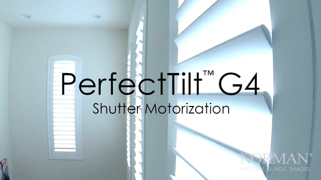 PerfectTilt™ G4 Shutter Motorization