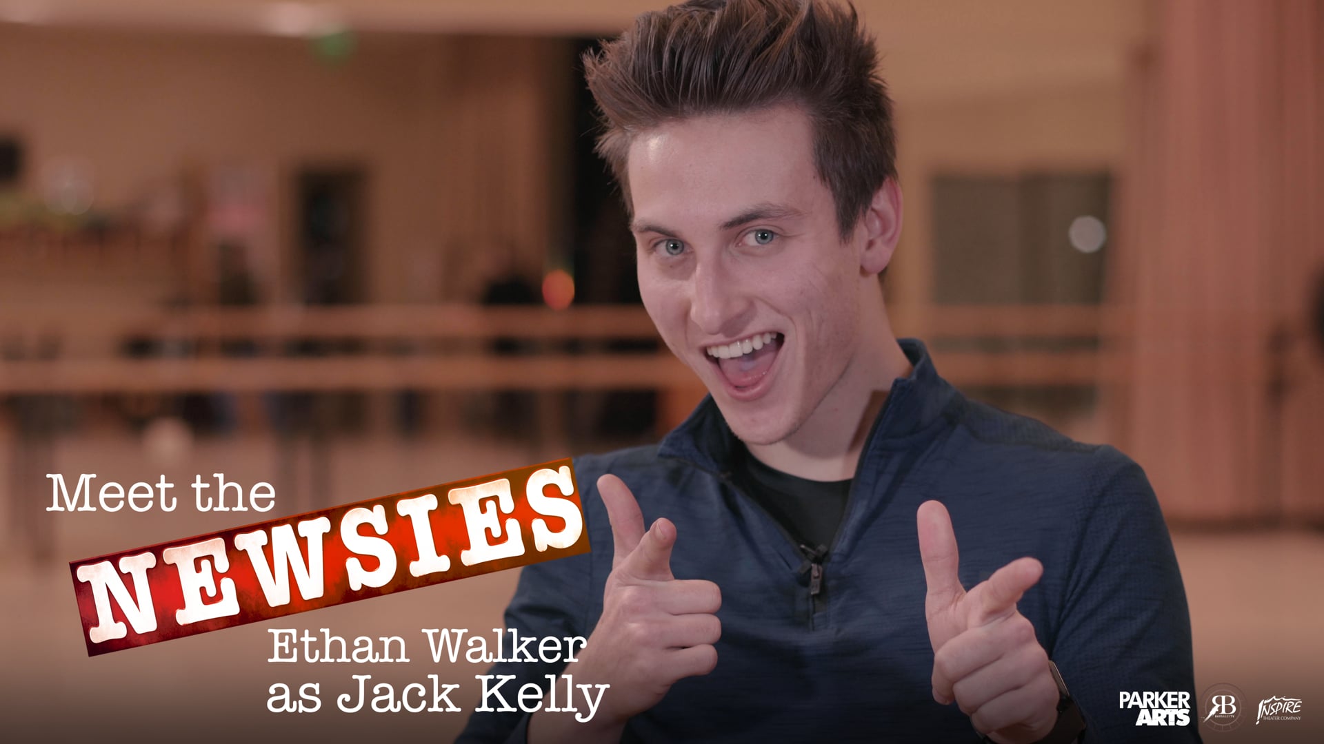 Meet the Newsies - Ethan Walker as Jack Kelly