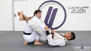 Triangle Defense by Pushing on Hip