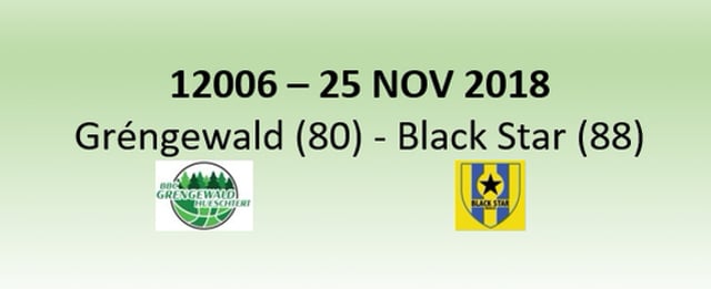 N2H 12006 Gréngewald Hueschtert (80) - Black Star Mersch (88) 25/11/2018