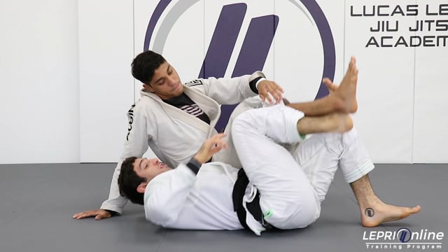 Reverse Half Guard Escape to Side Control or Back Take