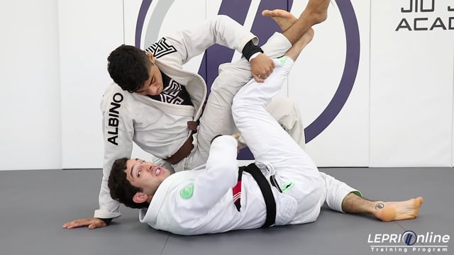 Reverse Half Guard Escape to Back Take when Opponent Reacts