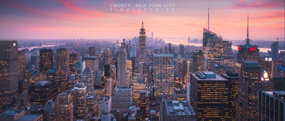 Liberty – Timelapse New York City 4K