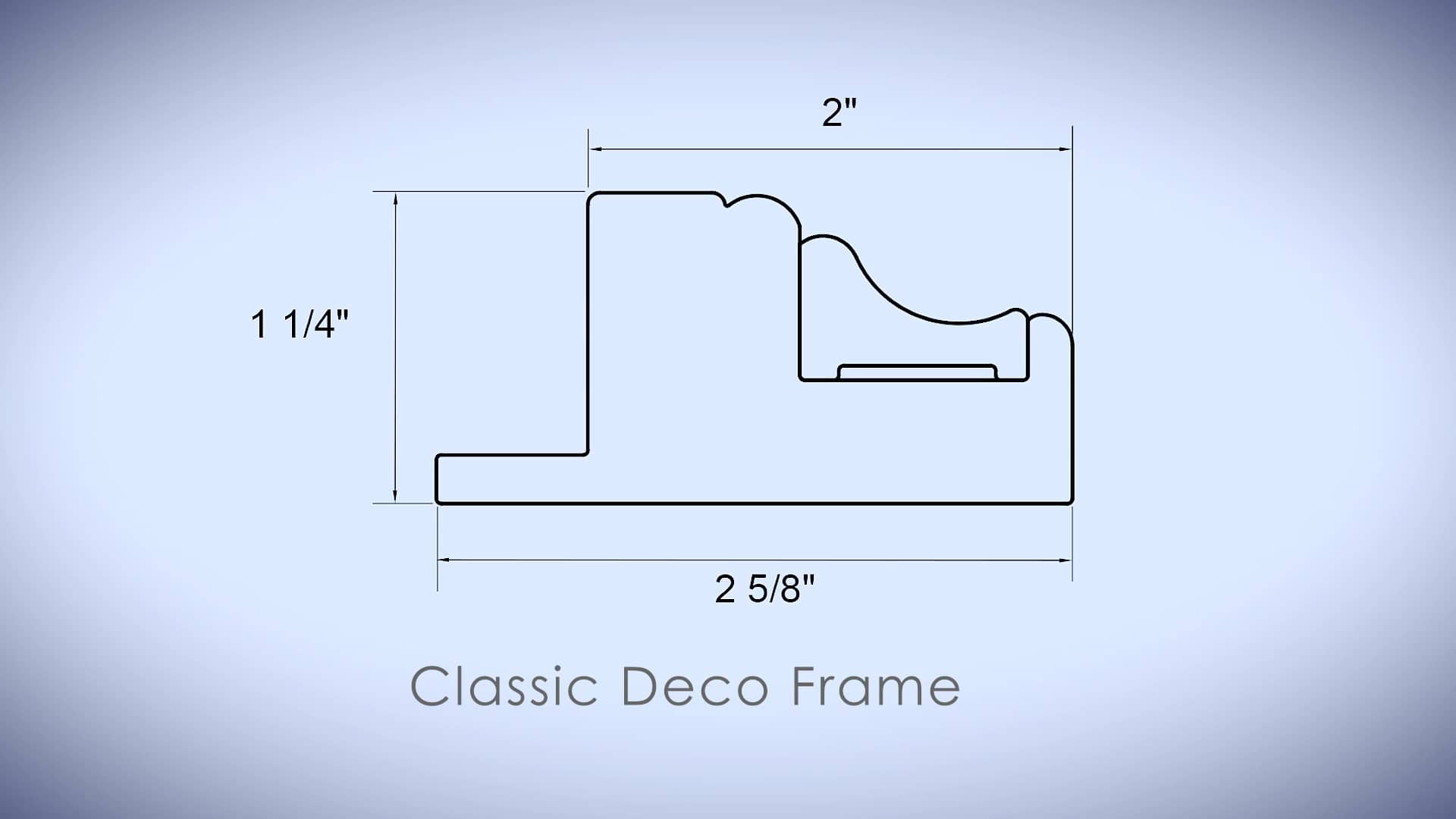 Norman® 2" Classic Deco Frame on Vimeo