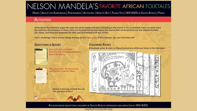 Nelson Mandela's Favorite African Folktales Audiobook on