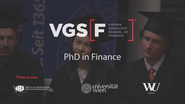 Video VGSF PhD in Finance: We guide you towards your future