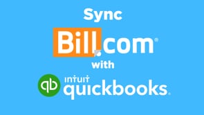 How to sync Bill.com with QuickBooks Online