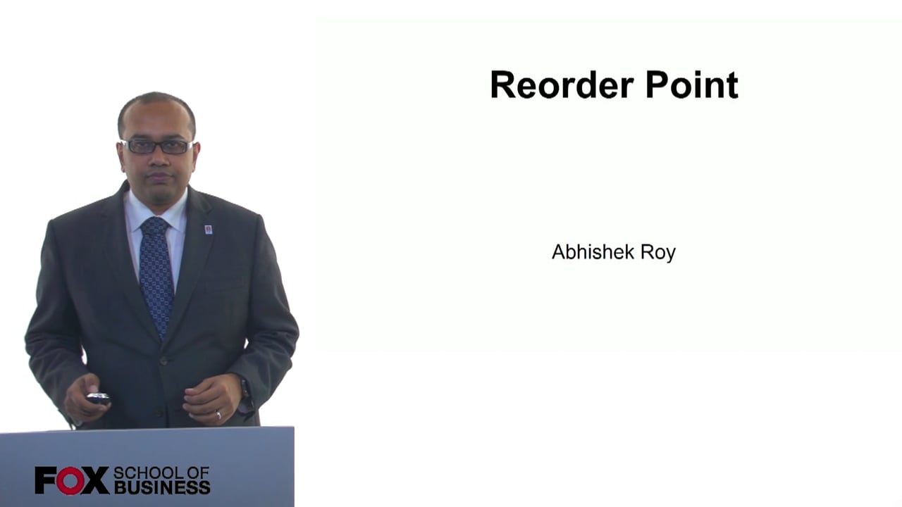Login to view Reorder Point
