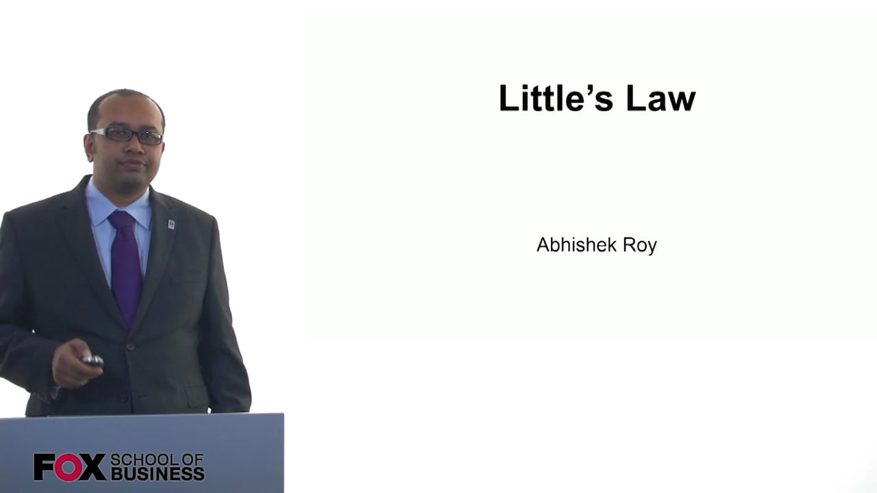Little’s Law