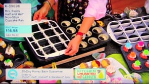 Davison Designed Half N Half Cupcake Pan Featured on QVC